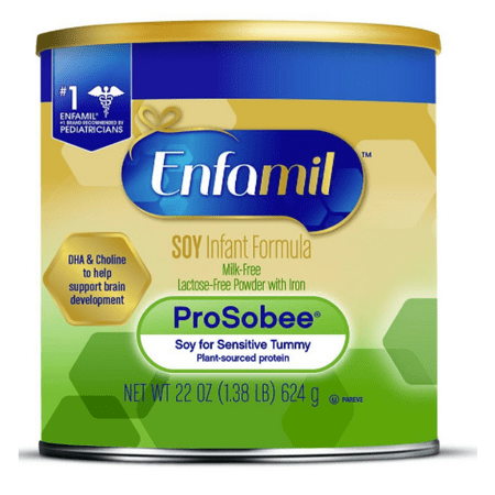 Enfamil ProSobee Soy Infant Formula Powder 22 oz. Canister