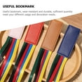 thumbnail image 5 of HERFIER 5Pcs Ribbon Bookmark Reading Book Mark Ribbon Page Markers Book Marks for School 14.93x1.26x0.12in, 5 of 8