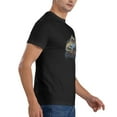 thumbnail image 6 of ONETECH Vintage Racing Mens Graphic T Shirt 100% Cotton Round Neck Tee Black, 6 of 8