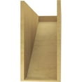 thumbnail image 4 of 11"W x 33"D x 22"H Classic Concord Rough Cedar Woodgrain TimberThane Corbel, Primed Tan, 4 of 6