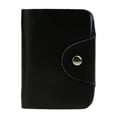 thumbnail image 1 of Fashion Soft Credit Business ID Card Holder Case Purse Pocket Wallet Pouch Organizer 24 Slots（black）, 1 of 5
