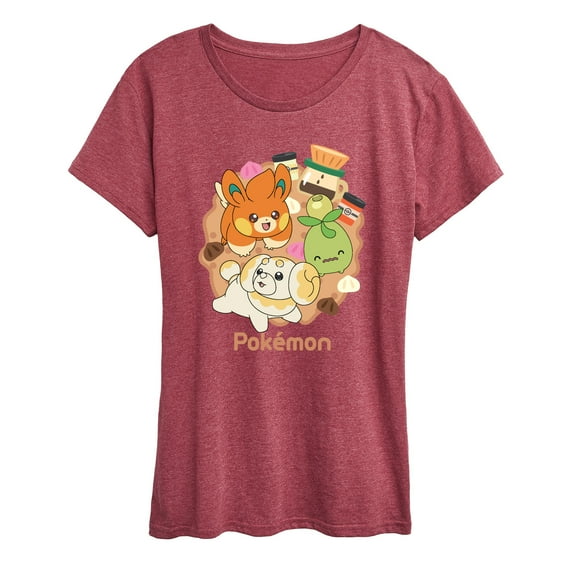 Pokémon - Coffee Group - Women's Short Sleeve Graphic T-Shirt