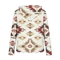 thumbnail image 2 of TaTaai Womens Long Sleeve Hooded Sweatshirt Retro Print Casual Pullover Loose Fit Vintage Graphic Hoodie Spring Fall Wear Gift, 2 of 5