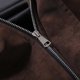 thumbnail image 4 of Ceisia Men's Casual Flip Collar Zipper Jacket with Pockets Oversized Contrast Hood Gift Outerwear, 4 of 9