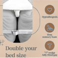 thumbnail image 2 of 20cm Bed Connector for Twin to King Size Conversion with Mattress Strap and Wedge Support, 2 of 3