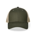 thumbnail image 3 of George Men's Cotton Twill Mesh Back Baseball Cap, Olive/Khaki, 3 of 4