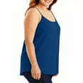 thumbnail image 4 of Fmbrln Womens Plus Size Tank Tops Summer Sleeveless Crew Neck Spaghetti Strap Camisole Shirts Casual Comfy Lightweight Solid Tops, 4 of 7