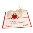 thumbnail image 4 of Toddmomy Valentines Day Greetings Foldable Paper Flower Bouquet Card Printing 1Set 5.9X3.9X0.08In, 4 of 8