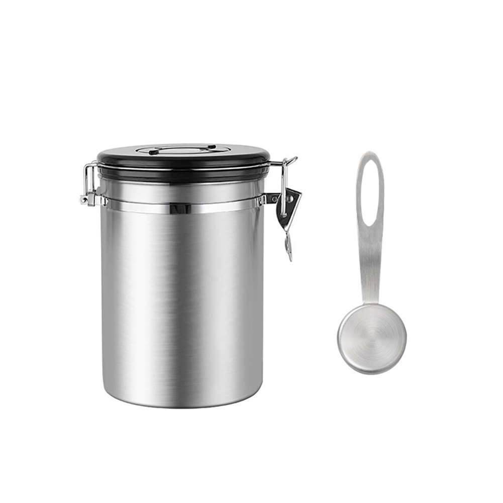 SSBSM Airtight Coffee Tea Storage Container Can Stainless Steel