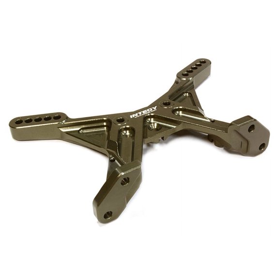 Integy RC Toy Model Hop-ups C26084GREY Billet Machined Rear Shock Tower for Associated RC10B5