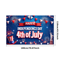 thumbnail image 3 of Patriotic Design Independence Day Banner Colorful Bunting 4th of July Decorative Fireworks for Holiday Celebration Outdoor Events National Festivities, 3 of 7