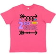thumbnail image 3 of Inktastic School 2nd Grade with Arrows Youth T-Shirt, 3 of 5