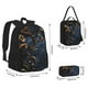 thumbnail image 2 of Balery Elegant Gold Scrollwork Mochila escolar 3 en 1 para niños: mochila resistente con lonchera térmica y estuche para lápices. Mochila escolar para niños y niñas., 2 of 7