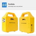 thumbnail image 2 of POINTERTECK Solar Panel Electric Generator Hiking Backpacking Emergency Light Tourist Portable Lighting Flashlight Ground Lantern, 2 of 9