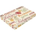 thumbnail image 6 of Thanksgiving Pumpkin Throw Blanket, Cute Autumn Leaf Blanket for Adults, Soft Comfortable Pumpkins Fleece Carpet Blanket for Sofa Bed Couch, 6 of 6