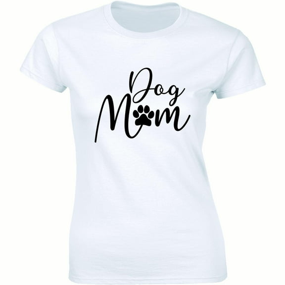 Dog Mom Womens Pet Animal Rights Lover Rescue Adopt Shelter Paw Tee Shirt