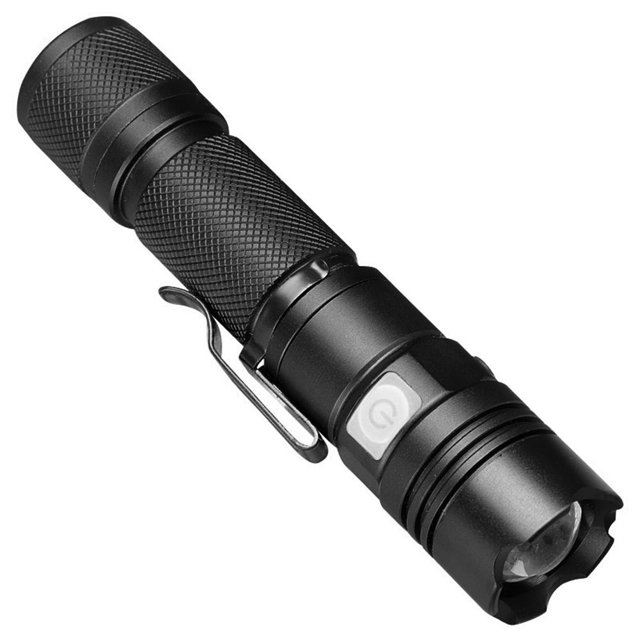XHP50 Linterna LED USB Recargable 800LM Zoom Antorcha 5 Modos 1200mAh Likrtyny Para Estrenar