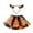 Black, variant on YAYUBA Halloween Skirt for Girls Kids Girls Ballet Skirts Halloween Party Prints Dance Skirt Hairband Set Halloween Gifts