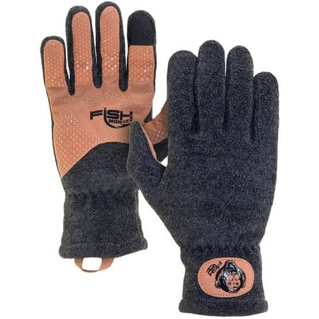 Fish Monkey Task Fleece Windproof Fishing Gloves XXL - 2XLFM33-CH-XXL