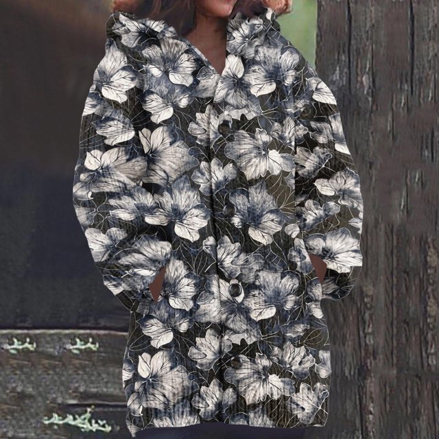 Cárdigan de mujer, cárdigan de manga larga, ahuecado, color sólido, chaqueta informal, parte superior de poliéster para mujer