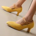 thumbnail image 4 of Mary Jane Heel Strap Dress Shoes for Autumn Party Women, 4 of 9