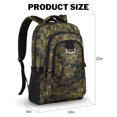 thumbnail image 5 of 30L Travel Backpack for Men & Women,Water-Resistant Lightweight Camo Backpack Hiking Work School Daily Bag,8076 Army Green, 5 of 6