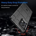 thumbnail image 4 of EGO TACTICAL Rugged Shield Brand Solid Color TPU Phone Case for Motorola Edge Plus 2023 5G - Solid Black, 4 of 4