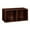 Dark Cherry 2-Cube, variant on ClosetMaid 9 Cube Wood Stackable Bookcase Display Shelf Organizer, White