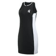 thumbnail image 2 of Women's WEAR by Erin Andrews Black Michigan State Spartans Bodyframing Tank Dress, 2 of 4