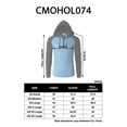 thumbnail image 6 of H2H Men's Casual Slim Fit Hoodie Henley Shirts Raglan Long-Sleeve with Pocket BLACKWINE US L/Asia XL (CMOHOL074), 6 of 6