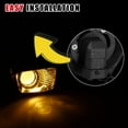 thumbnail image 4 of 2PCS Fog Lamp for 2003 2004 2005 Toyota 4Runner Fog Lights Assemblies 51W Yellow Lens, 4 of 6