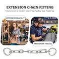 thumbnail image 2 of MOVTOTOP Purse Chain Extender for Handbag Strap Replacement Alloy Silver Decorative Supply 7.87 Inches, 2 of 8