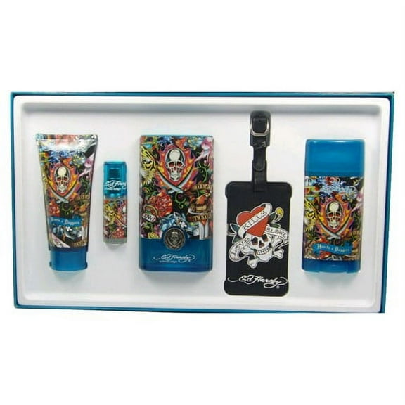 Ed Hardy Hearts & Daggers by Christian Audigier, 4 Piece Gift Set men