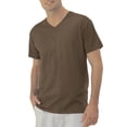 thumbnail image 1 of Fruit of the Loom Men's Platinum Eversoft Short Sleeve V Neck T Shirt, up to Size 4XL, 1 of 4