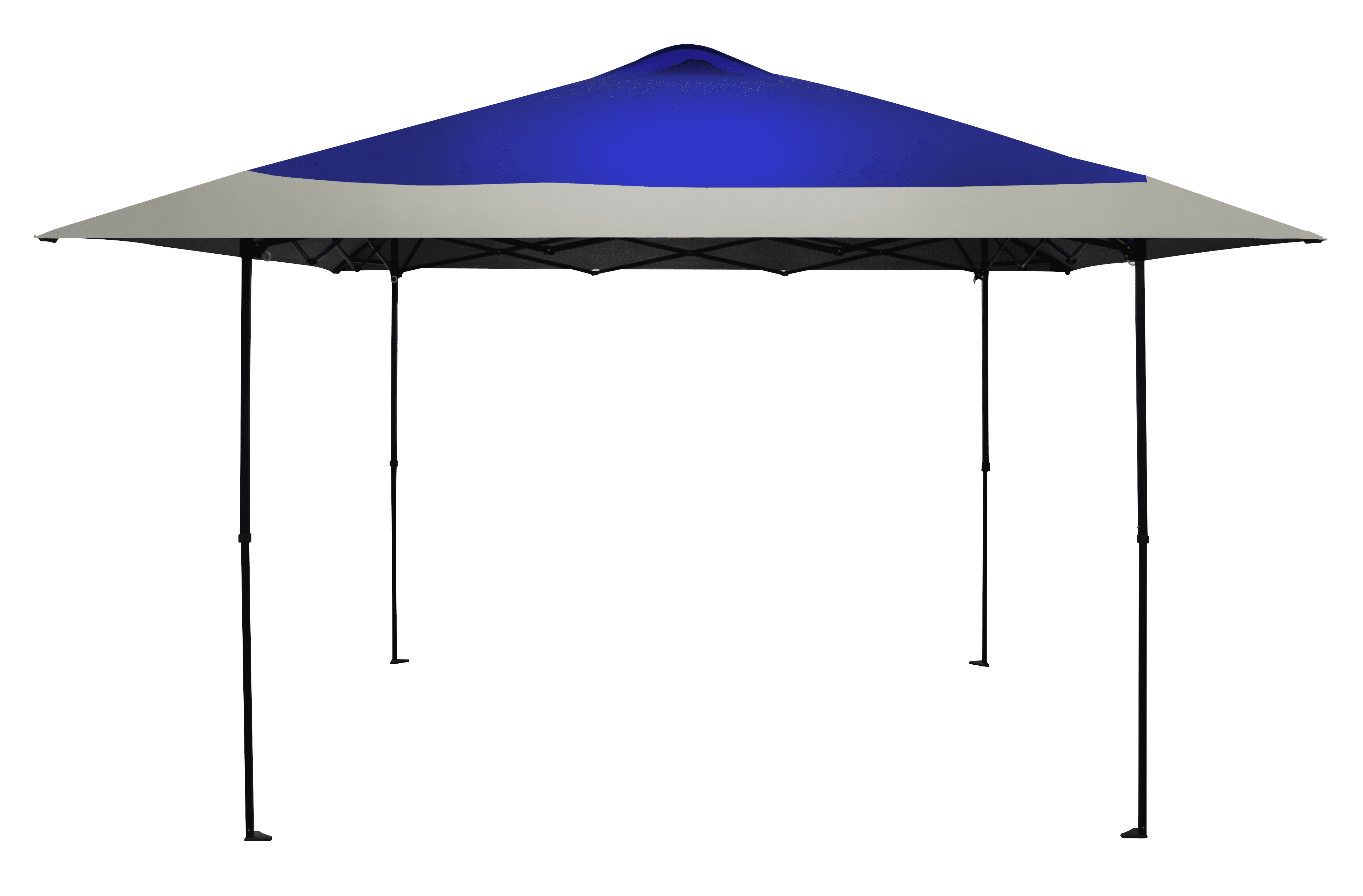 Caravan Canopy 13' x 13' Blue, Gray and Black Instant Outdoor Canopie