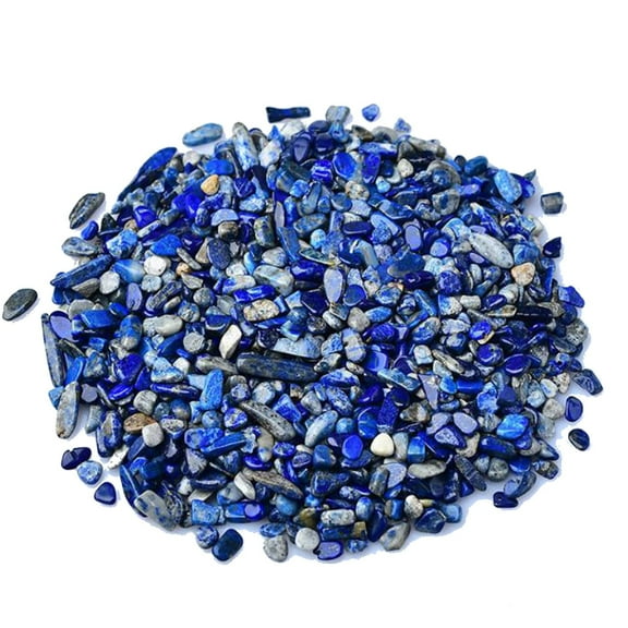 1.1LB Natural Crushed Crystal Rocks Tumbled Chips Stone Irregular Shape Stones for Garden Fish Tank Decoration, Landscape, Flower Bed, Vase, DIY Home Decoration