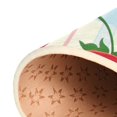thumbnail image 7 of Ryvnso Strawberry on Plaid Pattern Area Floor Mats Large Nursery Rugs Non-Slip Carpets Doormat 36" x 24", 7 of 7