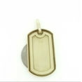 thumbnail image 4 of real 10k yellow Gold solid dog tag Pendant charm shiny fine gift jewelry 6.7g, 4 of 10