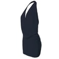 thumbnail image 2 of A2Y Women's Deep Sexy V-Neck Halter Backless Party Club Mini Dress Navy XL, 2 of 3