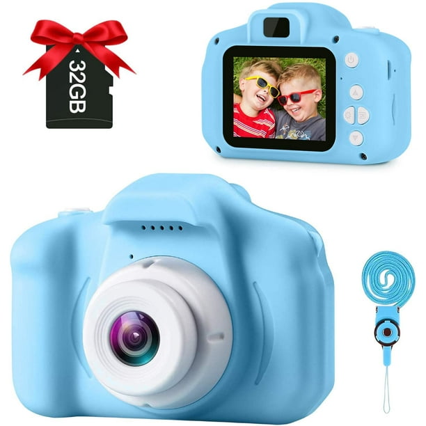 Caméra Selfie pour Enfants,Cadeau d'anniversaire pour Les garçons âgés de 6  à 12 Ans,Caméra vidéo numérique HD pour Les Tout-Petits, Jouet pour Les