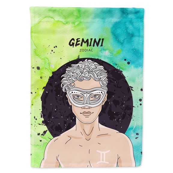 Gemini Zodiac Sign Garden Flag
