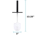 thumbnail image 4 of Blue Donuts - Toilet Brush and Holder, Toilet Bowl Brush for Bathroom, Toilet Cleaner, Odor Free, Black, 4 of 7