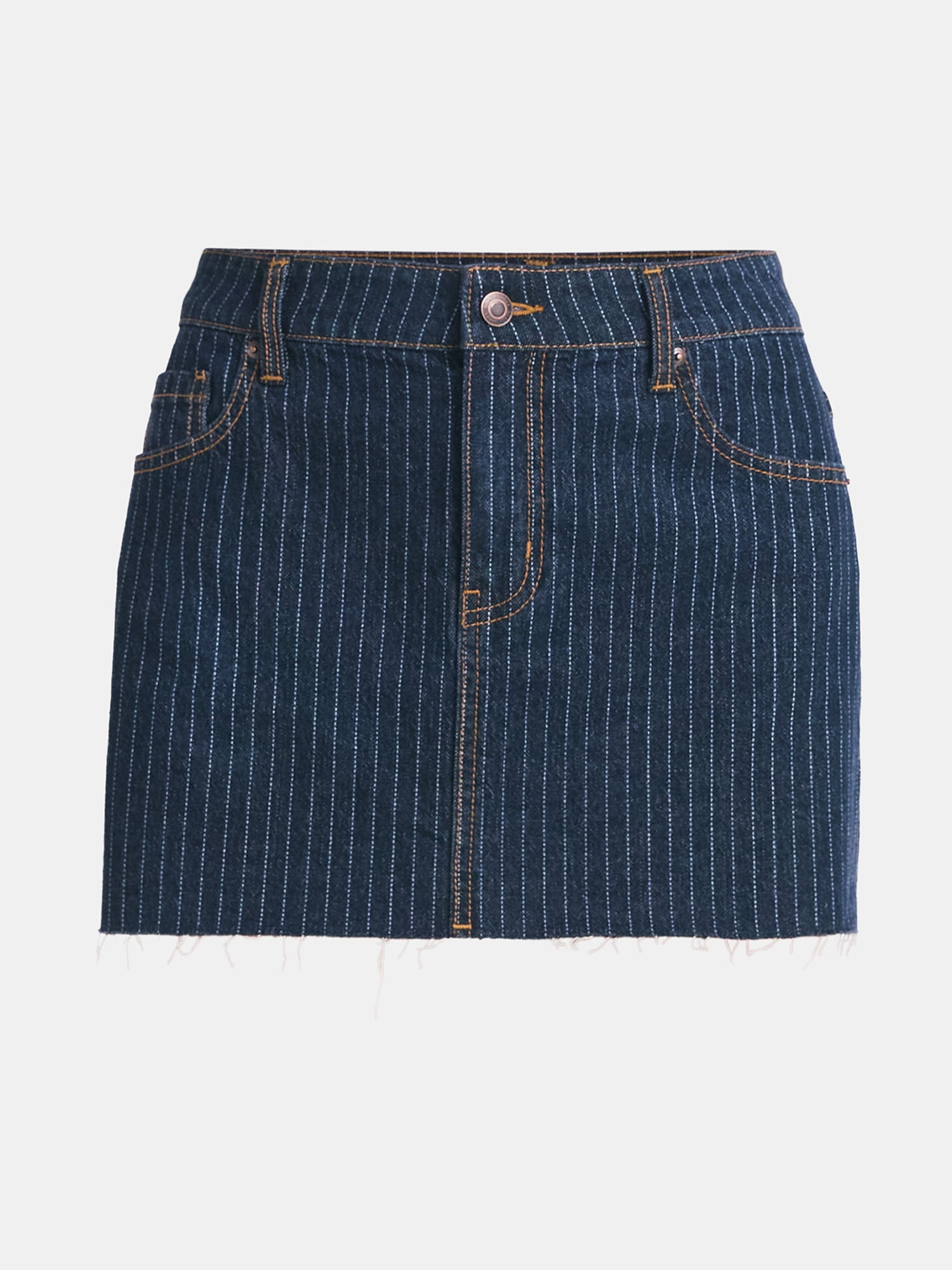 No Boundaries Denim Mini Skirt, Women's