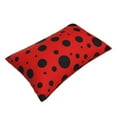 thumbnail image 3 of Daiia Ladybug Pattern Bedding Waterproof Pillow Protector Zippered Queen – Bed Bug Proof Pillow Encasement-14"x20", 3 of 9