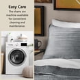 thumbnail image 7 of Mainstays Soft Velvet Pillow Sham, Standard, Soothing Grey, 1 Pack, 7 of 7