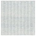 thumbnail image 2 of SAFAVIEH Abstract Madrid Striped Geometric Area Rug, Blue/Ivory, 6' x 6' Square, 2 of 11