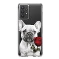 thumbnail image 1 of MUNDAZE Samsung Galaxy A32 French Bulldog Red Rose Pencil Drawing Double Layer Phone Case Cover, 1 of 5