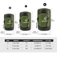 thumbnail image 4 of REDCAMP Nylon Compression Stuff Sack, 10L/17L/27L/40L Lightweight Sleeping Bag Compression Sack Great for Backpacking, Hiking and Camping,Blue/Yellow/Army Green/Black, 4 of 7