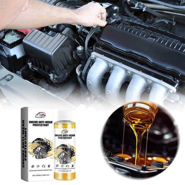 100ml Car Engine Wear Agent Motorcycle Noise Reduction Shake Proof Agent Car Agent Hole Filler Wall Joint Drywall Mud Hole Cover up for Wall Patch Wall Ready Patch Drywall Corner Drywall Patch Drywall