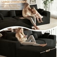 thumbnail image 6 of Daluvenix 113" Modern Modular Sectional Sofa Bed 6 Seater Boneless Couch Sofas Set Convertible Corduroy Cloud Couches for Living Room, 6 of 8